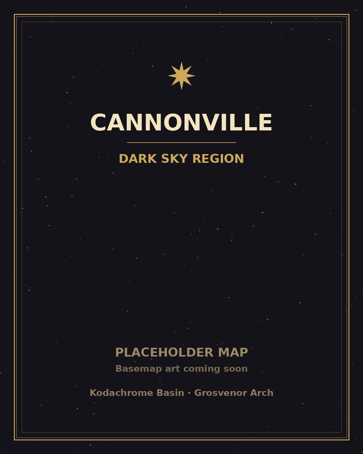 Cannonville region placeholder map